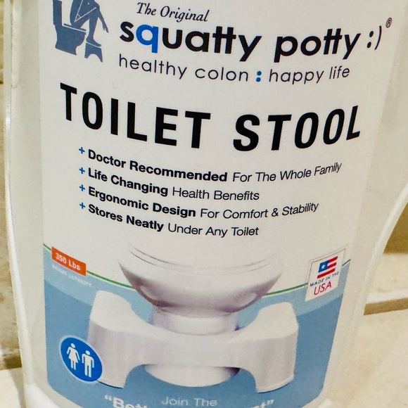Squatty Potty Toilet Stool Helps With Natural Elimination Bathroom Squat - Picture 5 of 7